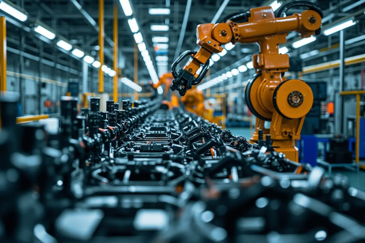 IATF 16949-certified automotive parts manufacturing facility in China